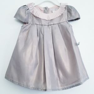 NEW Catherine Malandrino Baby Girl's Champagne Color Dress NWT Size 6-9 Months